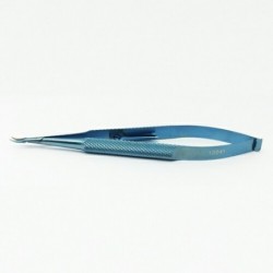 Curved Needle Holder 6mm delicate jaws w/l 110mm